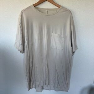 lululemon Oversized Pocket T Beige Neutral Mens Size XL